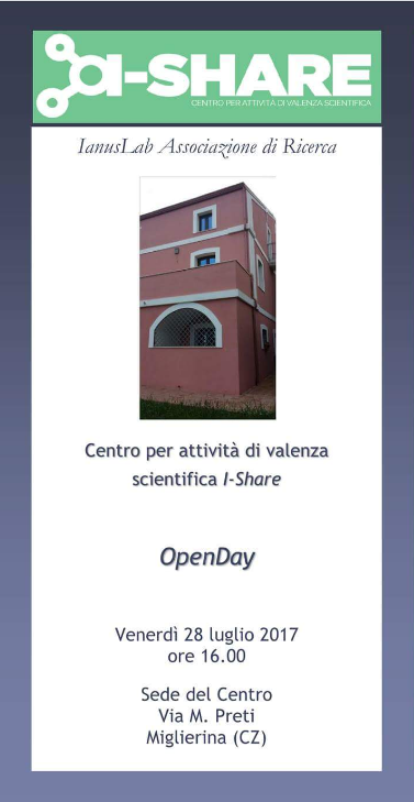 OPEN DAY IANUS LAB