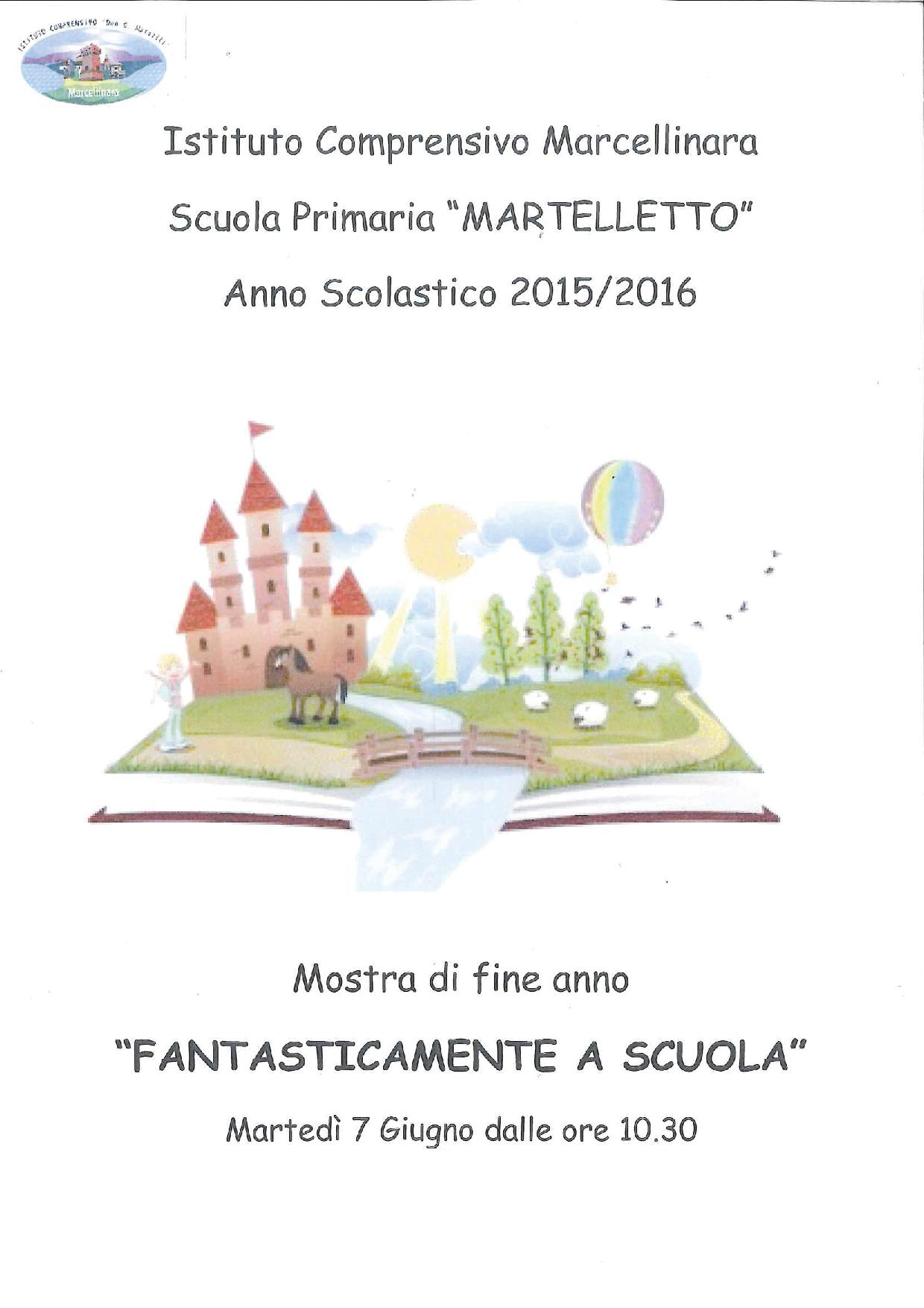 mostra di fine anno martelletto